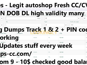 Buy Sell Fresh CVV Dumps Track 1 2 US UK EU CA AU..